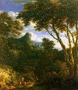 Jean-Baptiste Huysmans Mountainous Landscape oil painting on canvas